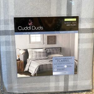 Cuddl Duds King Size Flannel sheet set
